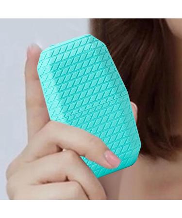Face Ice Mold | Twill Face and Body Roller - Ice Cube Face Massager Reusable Silicone Ice Mold for Face Eyes Neck Daily Skin Care De-Puff Eye Bags green - Buy Online on GoSupps.com