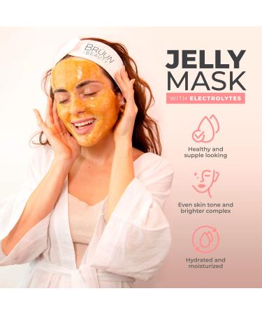 BR UN Jelly Mask Jar Aloe Vera Peel-Off Face Care Rubber Mask | 23 fl oz Skin Care Moisturizing Gel Mask Jar Spa Set - Buy Online on GoSupps.com