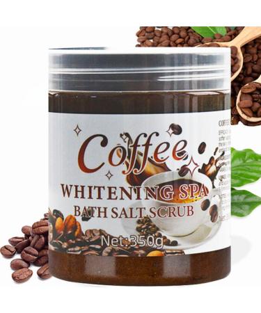 350G Natural Arabica Coffee Exfoliating Body Scrub Face Scrub Large-Capacity Body Exfoliator Anti Cellulite Dead Sea Salts For Bath Coffee Scrub Soften&Brighten Spa Body Scrub Body Skin Care