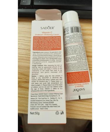 Vitamin C Skin Whitening Cream - Dark Spot Remover for Body & Intimate Areas | Lightening & Bleaching Solution - Buy Online on GoSupps.com