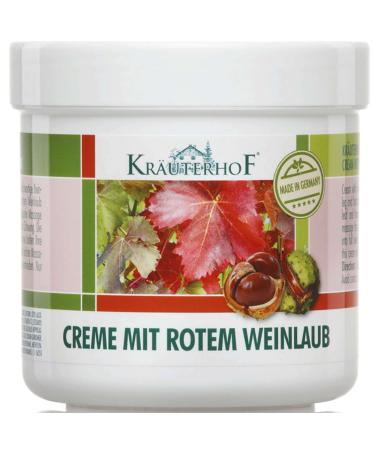 Kr uterhof 5-pack cream with red vine leaves 5 cans of 100ml each
