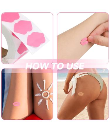 Buy Tanning Stickers - 500 Pack for Spray Tan & Tanning Bed | Body Decals for Outdoor Use - Buy Online on GoSupps.com