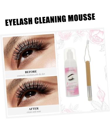 FOMIYES 3pcs Eyelash Cleansing Mousse Eyelash Mascara Lash Foam Eyebrow Lash Shampoo Eyes Eye Lotion 1 count (Pack of 1) As Shownx3pcs - Buy Online on GoSupps.com