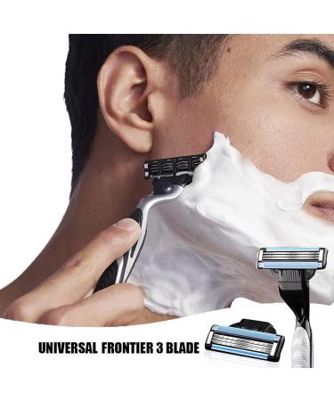 12Pcs Men's Mach 3 Razor Blades Refills - Extra Smooth Shaving Experience for Beard and Skin - Blue - Buy Online on GoSupps.com