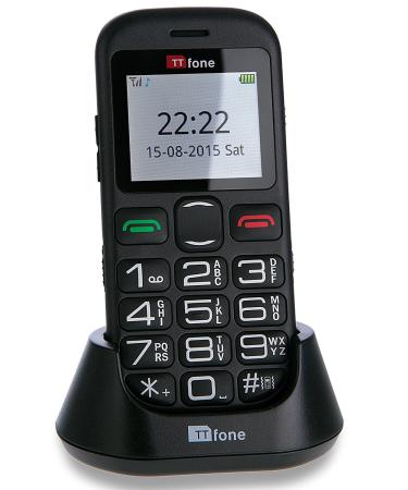 TTfone Jupiter 2 TT850 Big Button Simple Mobile Phone for Senior SOS Emergency Button