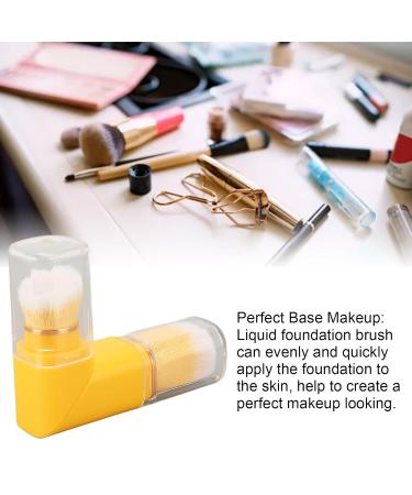 2-in-1 Liquid Brush | 360 Rotating Dense Fluffy Makeup Brush for Liquid Cream & Powder Blending - Buy Online on GoSupps.com