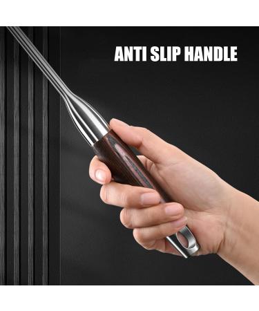 Fovolat Dishwashing Cleaning Brush | with Long-Handle Stainless Steel Scrubbing Brush Kitchen Cleaning Metal Stainless Steel Scrubbing Brush Non Stick Pot Steel Wire Ball - Buy Online on GoSupps.com