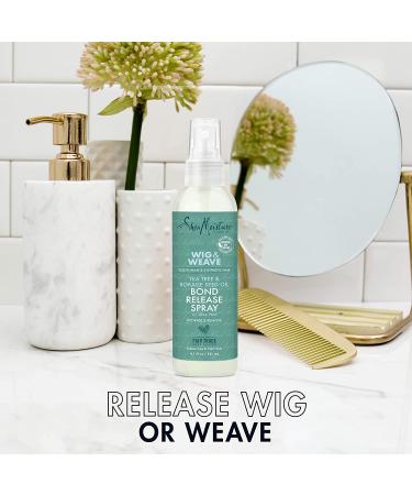 SheaMoisture Bond Release Hair Spray for Wig and Weave Tea Tree Oil Borage Seed Oil & Aloe Vera Alcohol Free Hairspray to Soften and Remove Wig Glue & Weave Adhesive 2 Pack - 4.1 Fl Oz Ea - Buy Online on GoSupps.com