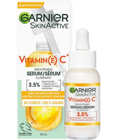 Garnier Daily Skincare Routine Day & Night Vitamin C Serums Duo Gift Set For Face & Neck Brightening Anti Dark Spot Anti-Dullness For All Skin Types Cruelty Free Vegan Bundle 2 x 30ml - Buy Online on GoSupps.com