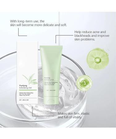 Greteam Purifying Exfoliating Gel Greteam Exfoliating Scrub Purifying Exfoliating Gel Moisturizing Cleanses Skin Give Exfoliating Body and Face Scrub Gel Exfoliating Gel for Dark Neck (1pc) - Buy Online on GoSupps.com