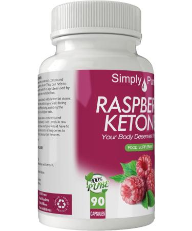 Simply Pure Vegan Raspberry Ketones Capsules x 90 | Gluten Free, GM Free | 5000mg - Buy Online on GoSupps.com