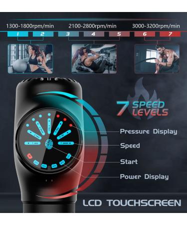 DACORM Deep Tissue Massage Gun for Athletes - Powerful Percussion Therapy (Black) - Buy Online on GoSupps.com