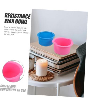 Exceart 10-Piece Silicone Wax Melting Pot Set - Reusable Non-Stick Containers for Hair Removal - Perfect for Heating Wax & Pebble Gel - Buy Online on GoSupps.com