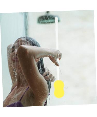 MERRYHAPY Long Handle Bath Sponge Shower Scrubbing Brush Back Cleaning Brush for Shower Body Cleansers Handle Shower Bath Sponge Back Bath Brush Bath Scrubber Bath Sponge with Handle Pp - Buy Online on GoSupps.com