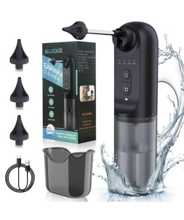 Ear Wax Removal Kit Electric Ear Cleaner with 4 Pressure Modes Triple Jet Stream Waterproof USB Rechargeable