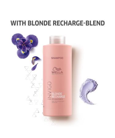 Wella Professionals INVIGO Blonde Recharge Cool Color Shampoo 33.8 Fl Oz - Buy Online on GoSupps.com