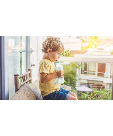 9oz Insulated Stainless Steel Baby Bottle | Non-Toxic Food-Grade | Leak-Free Design - Blue Sapphire Blue - Buy Online on GoSupps.com