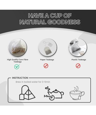 Herbal Tea For Men - Stress and Anxiety Relief - Natural Testosterone Balance Support - 30 Teabags - Buy Online on GoSupps.com