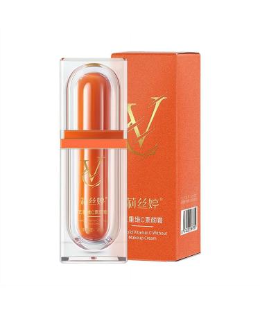 Five Vitamin C Tone-Up Cream Cell BB Cream for Brightening Hydrating & Even Skin Tone Lightweight Daily Wear for All Skin Types (Orange) 4 Fl Oz (Pack of 1) Orange