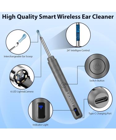 Premium Ear Wax Removal Tool Camera - 1296P HD LED Lights & Complete Ear Cleaning Kit for iOS & Android - Buy Online on GoSupps.com