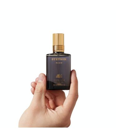 Scent Beauty Stetson Black Cologne for Men - 1.5 Fl Oz - Woody, Dark and Spicy Scent with Sandalwood, Spices, and Suede Notes - Buy Online on GoSupps.com