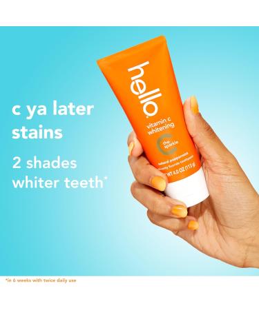 hello Variety (Unicorn Strawberry Dragon) Kids Toothpaste Bundle with hello Vitamin C Whitening Adult Toothpaste Fluoride 4.2 and 4 Ounce - Buy Online on GoSupps.com