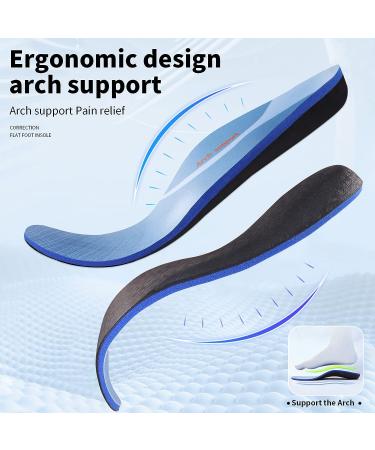 OKGL Arch Support Insoles for Plantar Fasciitis Pain Relief - Men 4-5.5/Women 6-7.5 - Buy Online on GoSupps.com