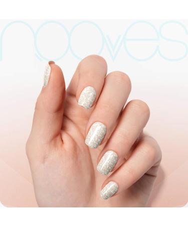  NOOVES Starter Kit Beauty Glitter | 2 Sheets of Premium Pre-Curved Gel | UV/LED Nail Lamp|Gel Top Coat Glossy|Semi-Hardened Gel Nail Strips|Semi-Permanent Gel Nail Stickers|Gel Nail - Buy Online on GoSupps.com