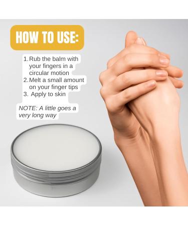 Organic Beef Tallow Balm for Skin Unscented Grass-Fed Tallow Moisturizer Natural Care Cream for Dry & Sensitive Skin (2 oz) 2 Ounce (Pack of 1) - Buy Online on GoSupps.com