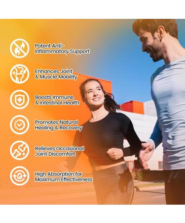 10-in-1 Turmeric Supplement Softgels 95% Curcumin for 1000mg Made Mct Oil 60-Day Supply with Black Pepper Ginger Propolis Powder Black Seed Oil Saw Palmetto Oil Zinc Vitamin D3 E & More Softgels/1 Bag - Buy Online on GoSupps.com