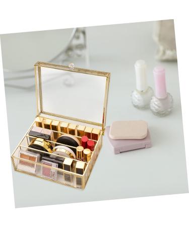 Didiseaon 1pc Box Cosmetic Storage Box Compact Makeup Storage Bins with Lids Desktop Case With Cover Manager - Buy Online on GoSupps.com