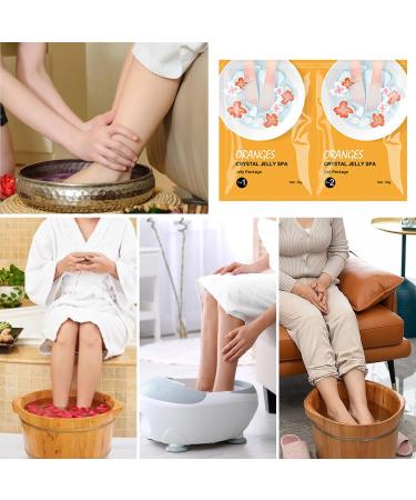 Bain de pieds p dicure pour pieds secs - Bain de pieds rajeunissant sels de bain de pieds pour femmes et hommes bain de pieds en gel e de | orange - Buy Online on GoSupps.com