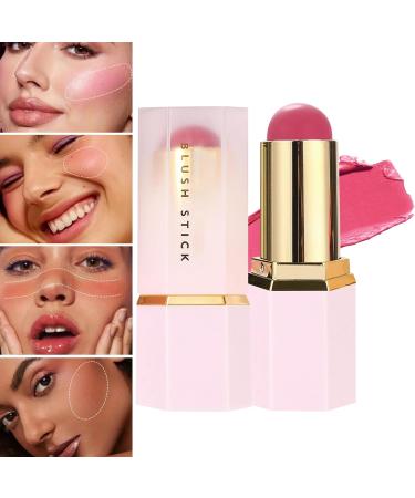 Stick Blush - Water-Resistant Moisturizing Cheek Foundation | Makeup Product for Dry & Combination Skin Cheeks Eyebrow Arch Lips & Special Events - Buy Online on GoSupps.com