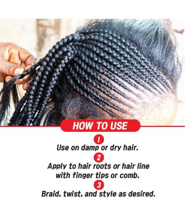 MORE Crazy Conditioning Shining Braiding Gel - Extra Extreme Hold for All Hair Types | Nourishing Argan Oil & Scalp Care | 10.1 Fl Oz - Buy Online on GoSupps.com