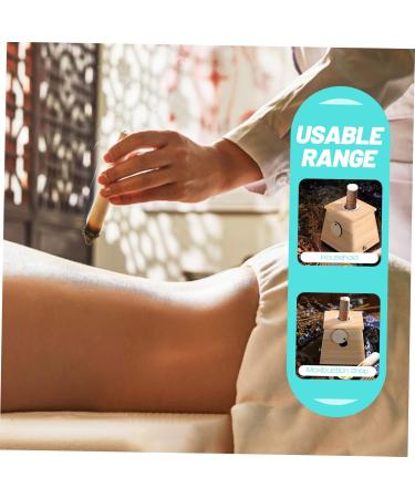Beavorty 4-Piece Moxibustion Box Set - Wooden Moxa Furnace Holder & Metal Burner for Effective Body Moxibustion - Worldwide Shipping - Buy Online on GoSupps.com