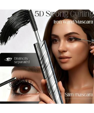 Gvblkq Eyelash Mascara Lengthening Volumizing Water ResistantVisible Lift Eyelash Iron Rod Mascara For everyday use Travel Parties Dating Work Special Occasions Wedding Anniversary Birthday - Buy Online on GoSupps.com
