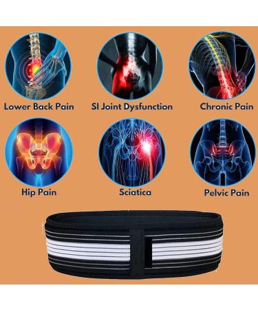 Barolo Ko G rtel | Baroloko Belt | Lumbowrap Plus-Size Back Support for Women | Premium Back Pain & Sciatica Relief | Iliosacral Joint & Pelvic Support Belt (55in) - Shop Internationally! - Buy Online on GoSupps.com