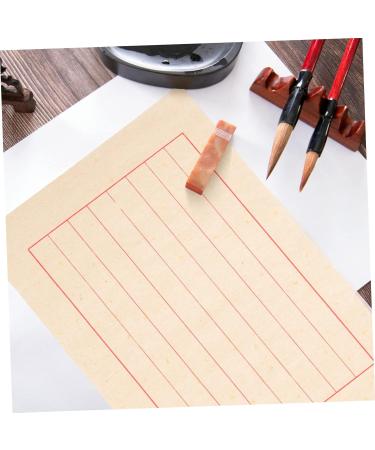 Operitacx 50 Sheets Rice Paper Calligraphy Art Paper Raw Xuan Paper Calligraphy Paper for Beginners Japan - Buy Online on GoSupps.com