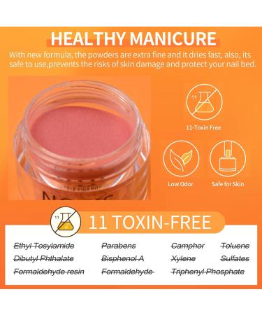 Nail Dipping Powder Kit - Nail Powder Dip Kit Starter Set - 6 Colors Nude Pink Neutral Skin Transparent - Dipping Powder Nail Starter Kit French Art Manicure DIY Gifts No Need Nail Lamp Cured - Buy Online on GoSupps.com