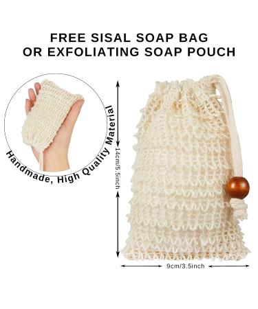 Organic Neem Soap Bar with Essential Oils - Antifungal, Moisturizing, Acne Relief | For Dry, Itchy Skin | Includes Free Exfoliating Bag - Buy Online on GoSupps.com