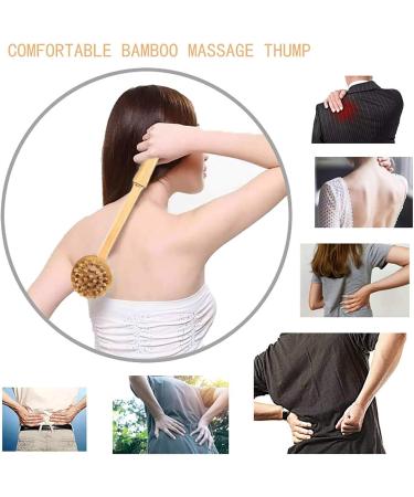 Jyt Group Multifunctional Bamboo Massage Hammer - Meridian & Back Tapping Device for Ultimate Relaxation | Self-Muscle Massage Upgrade - Buy Online on GoSupps.com