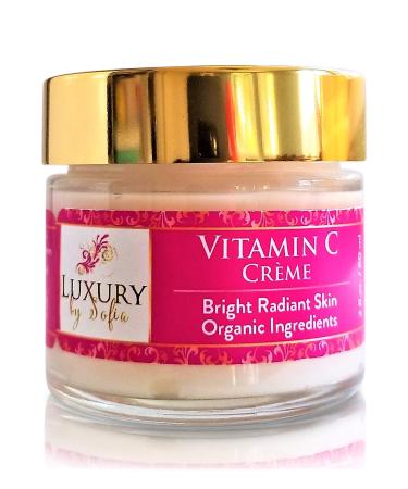 Organic Vitamin C Moisturizing Face Cream | Bright Fresh Radiant & Youthful Complexion | Boost Collagen Reduce Appearance of Wrinkles Fine Lines Discolorations & Sun Spots