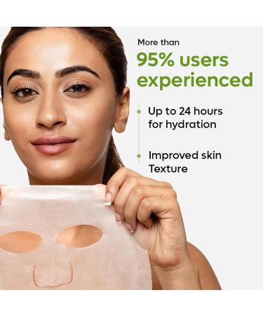 Shop mCaffeine Green Tea Sheet Mask with Niacinamide - Hydrating & Refreshing Skincare for All Skin Types | International Shipping Available - Buy Online on GoSupps.com