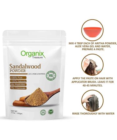 G n rique UK Sandalwood Powder for Face Masks - 100g - Buy Online on GoSupps.com