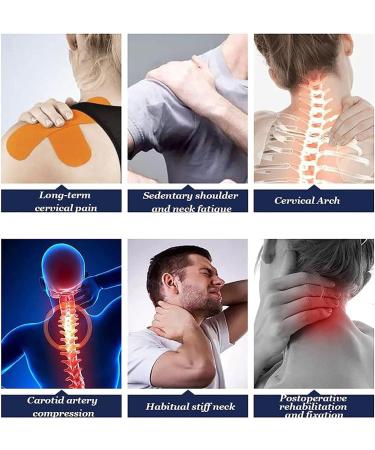 Safwel Neck Brace Collar - Support for Neck Pain Relief Posture Correction & Vertebrae Support | International Shipping Available - Buy Online on GoSupps.com