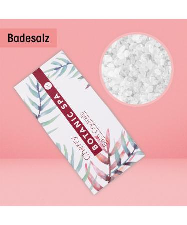 Accentra Women's Cherry Spa 4-Part Care Set | Sea Grass Basket with Shower Gel Bathing Salt Body Lotion & Net Sponge | Perfect Wellness Gift for Birthdays Valentine's Day & Christmas - Red - Buy Online on GoSupps.com