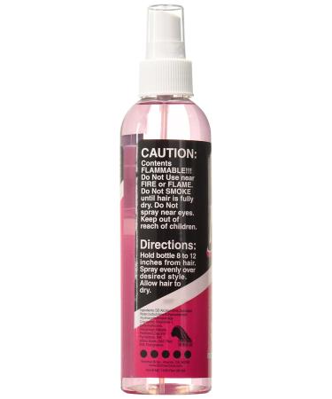Bronner Brothers Pump It Up Styling Spritz Gold 80% Fast-Dry Hair Spray Extra Hold with Vitamin B5 & Silk Protein - Maximum Hold Finishing Spritz Hairspray Adds Shine Nourishes No Build-up - 8oz - Buy Online on GoSupps.com