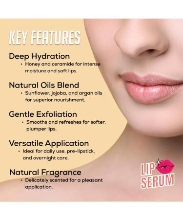 Bee & Beauty Moisturizing Lip Serum Roll On Combo - 5ml Each With Natural Flavours Nourishes Hydrates And Gently Exfoliates For Men And Women Natural Pink Lip Roll On For Daily Lip Care - Buy Online on GoSupps.com