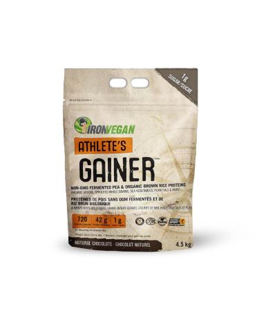 Iron Vegan Athlete's Gainer Chocolate, 10 lbs