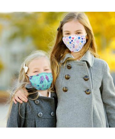 Buy CIKIShield Boys Adjustable Cloth Face Mask - Washable & Reusable UV Protection (Pack of 6) - White/Pink/Purple - International Shipping Available - Buy Online on GoSupps.com